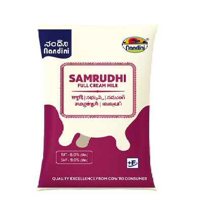 Nandini 1ltr Samruddhi Full Cream Milk